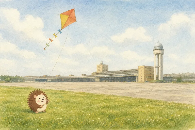 Otti's postcard from Tempelhof-Schöneberg