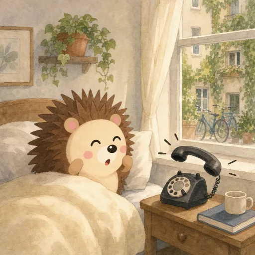 A phone call wakes Otti on Sunday morning.