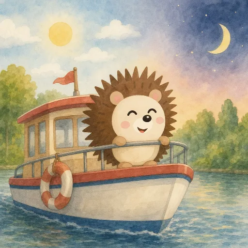 The boat trip lasts all day.