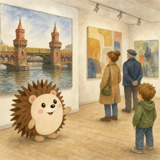 The exhibition shows paintings by Berlin artists.