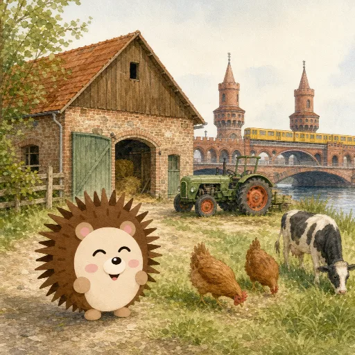 The farm in Lübars is over a hundred years old.