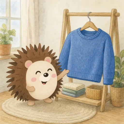 The jumper is blue.
