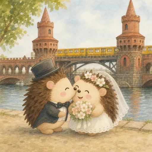 The groom gives the bride a kiss.