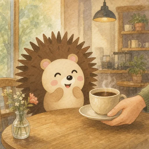 Thanks for the coffee!