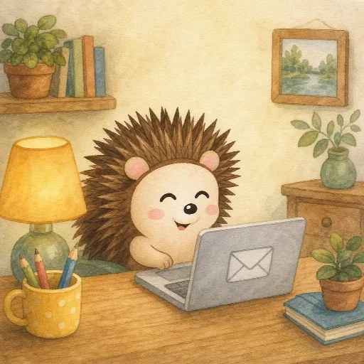 Otti is writing an email to Anna.