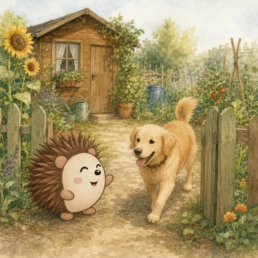 Dogs are allowed here.