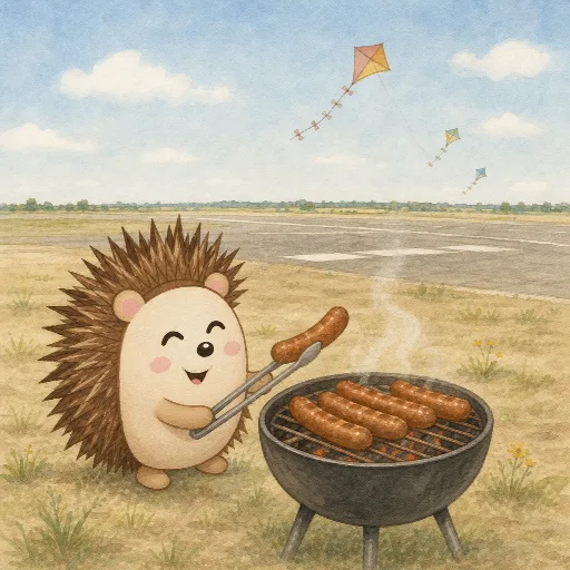 There are sausages from the grill.