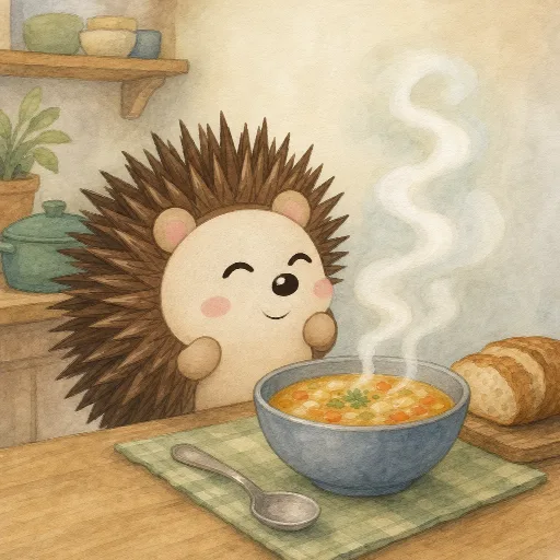 The food smells really good.