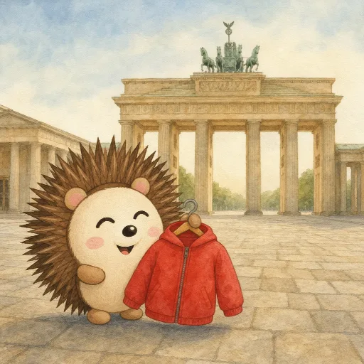 The jacket's colour is red.