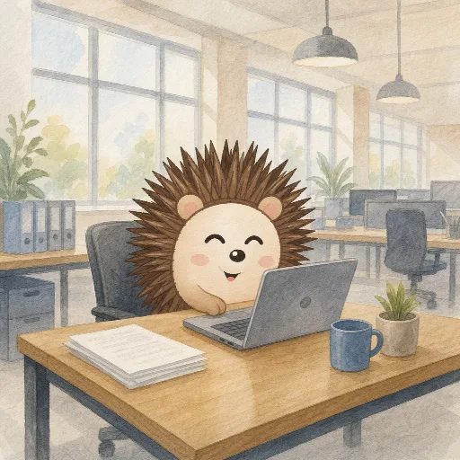 Otti works for a big company.