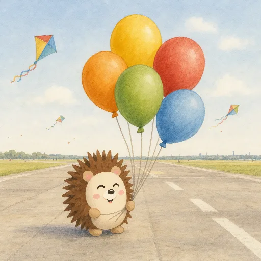 Otti has five balloons.