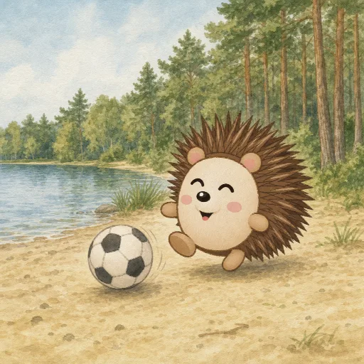 Otti plays football.