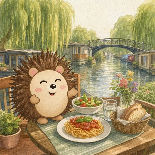 Here's the food. Enjoy your meal!