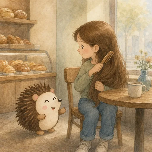 Anna has long hair.