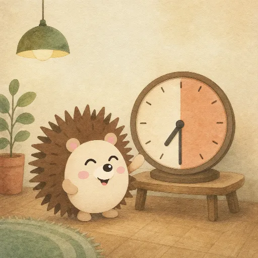 It's half past seven.