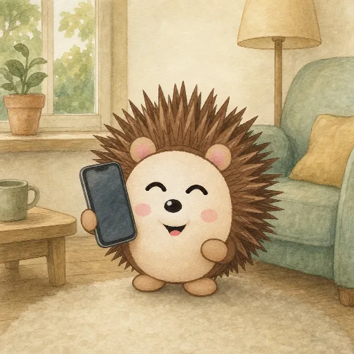 Otti has a new mobile phone.