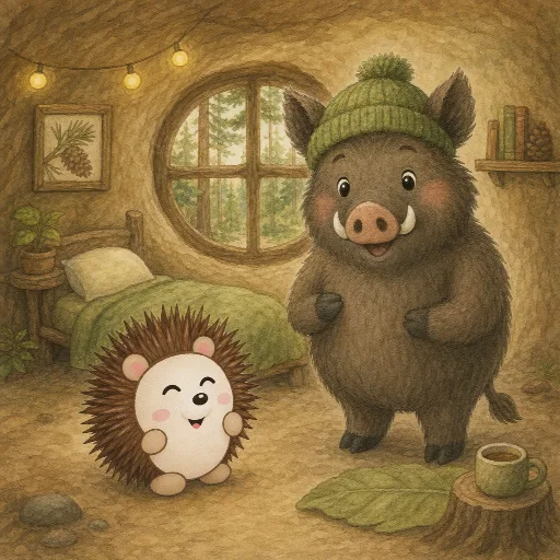The forest is Kalle's home.