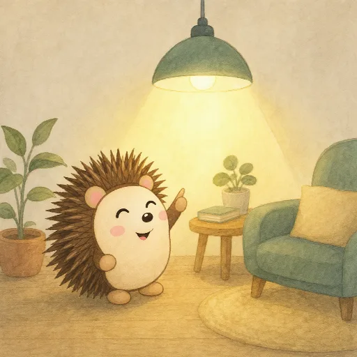 The lamp is very bright.