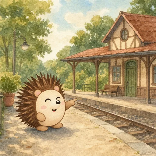 Here is the station.