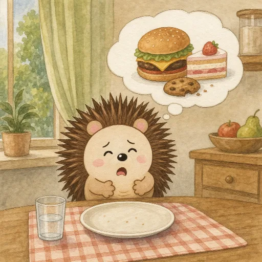 Otti is very hungry.