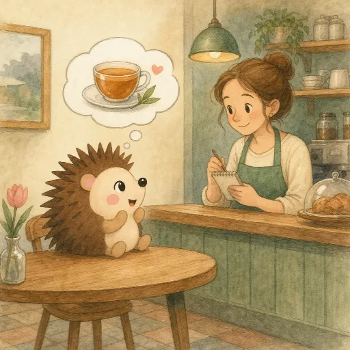 I would like a tea.