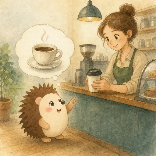 I would like a coffee.