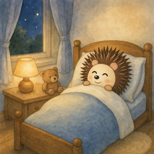 Otti goes to bed at ten.