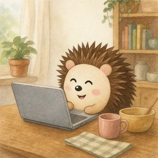 Otti is looking for a recipe on the internet.