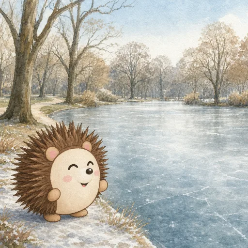 In January, there is ice on the Müggelsee.