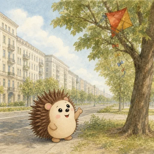 Can I help? Your kite is stuck in the tree.