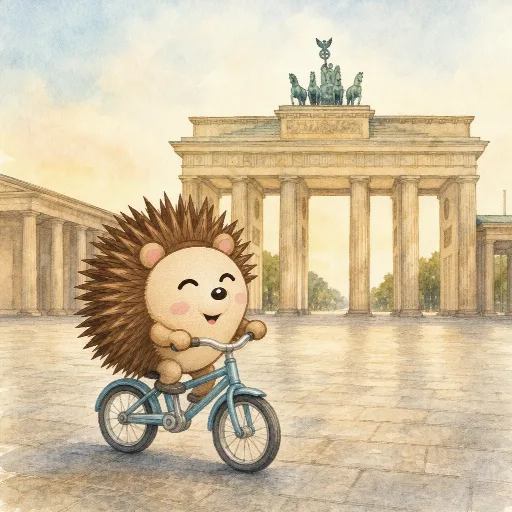 Otti can already ride a bike.
