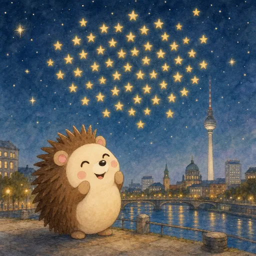 Ninety stars are shining in the sky.