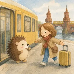 Otti's picture for "Otti takes the U-Bahn"