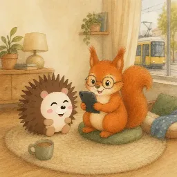 Otti's picture for "Lotte and the internet"