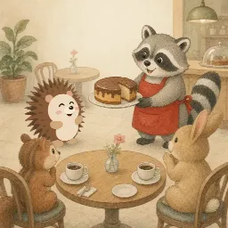Otti's picture for "The friends help each other"