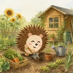 Otti's picture for "Lotte gets an allotment"