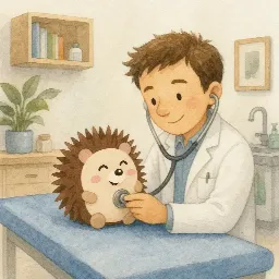 Otti's picture for "Otti at the doctor's"