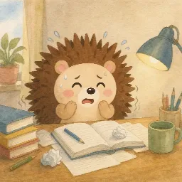 Otti's picture for "Lotte gives a presentation"