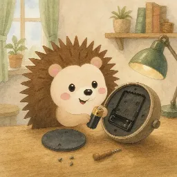 Otti's picture for "Frau Hilde calls the caretaker"