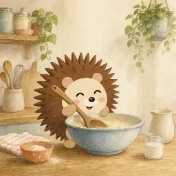Otti's picture for "Bruno writes a cookbook"