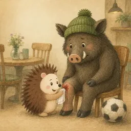 Otti's picture for "Frida goes to physiotherapy"