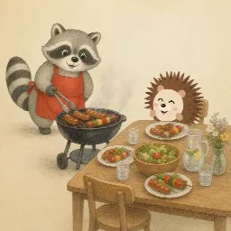 Otti's picture for "Bruno cooks for his friends"