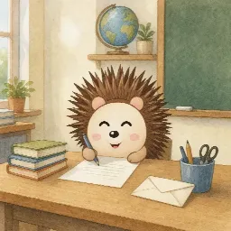 Otti's picture for "Otti does homework"