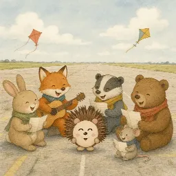 Otti's picture for "The friends start a book club"