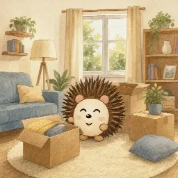 Otti's picture for "Otti moves in"