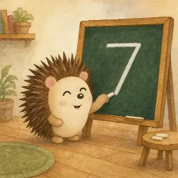 Otti's picture for "Lotte teaches a seminar"