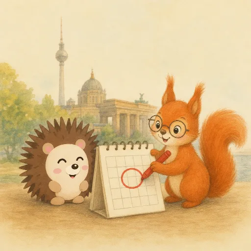 Lotte draws a circle around the twentieth of June.